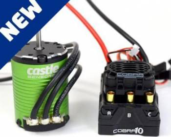 Castle Creations Cobra10 1410 Combo SCT 5mm Edition: 3200KV