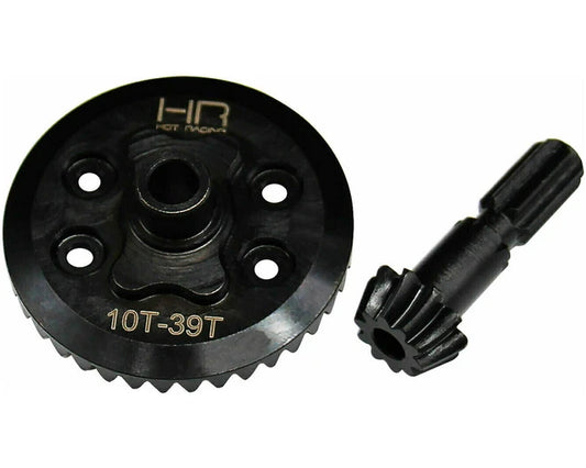 Hot Racing Steel Helical Front Gear Set: Mini MAXX (39/10T)