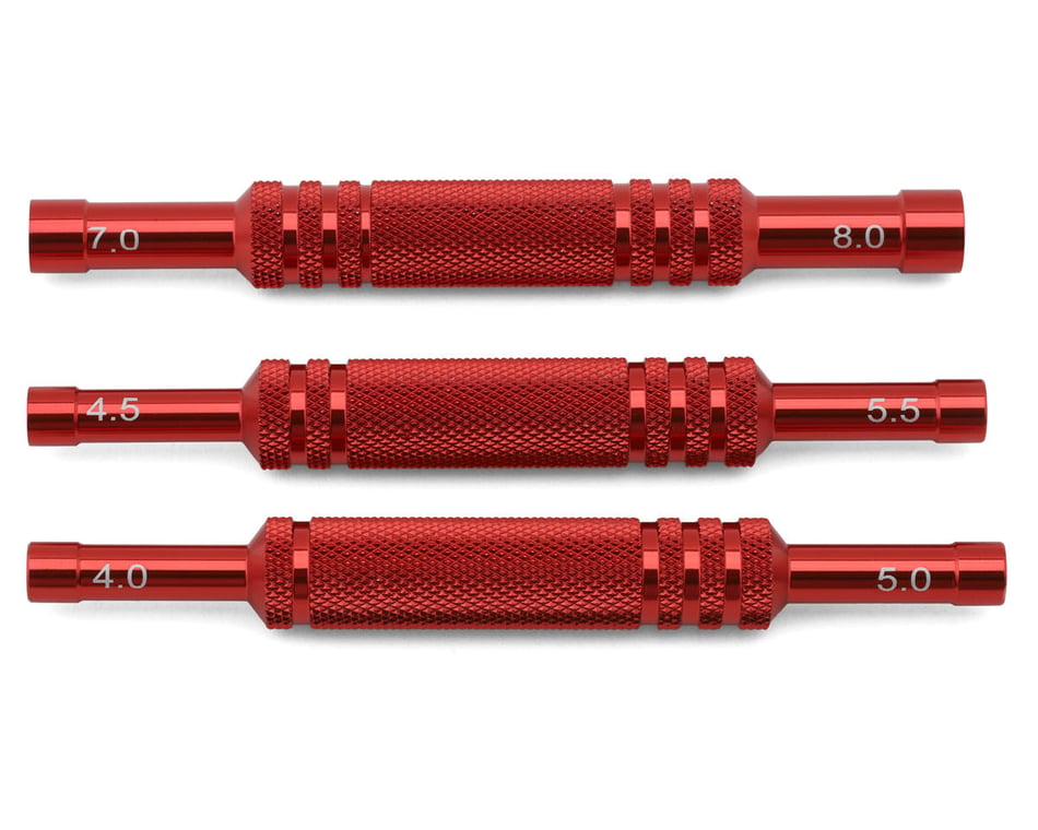 INJORA Double Head Thin Wall Nut Wrench Set: 4.0/4.5/5/5.5/7/8mm
