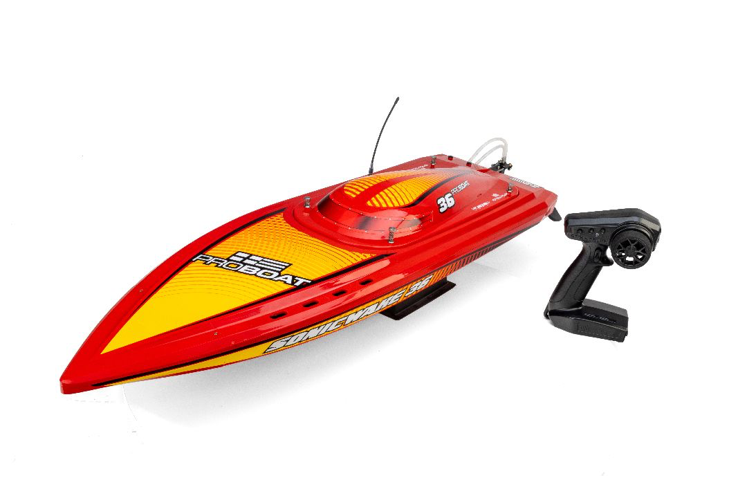 Proboat Sonicwake V3 36” 8S BL Self Righting V-Hull: RTR