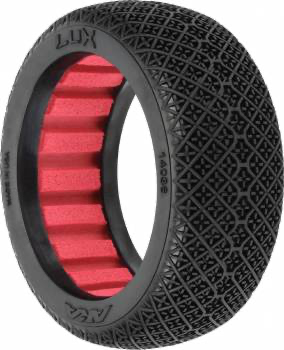 AKA LUX 1/8 Buggy Tires Super Soft w/Red Insert (2)