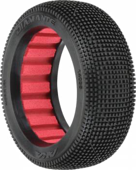 AKA Diamante 1/8 Buggy Tires Super Soft w/Red Insert (2)