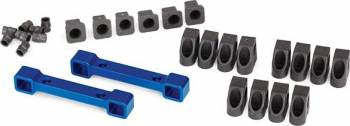 Traxxas Aluminum Front and Rear Suspension Mounts: 4-Tec 2.0 (Blue)