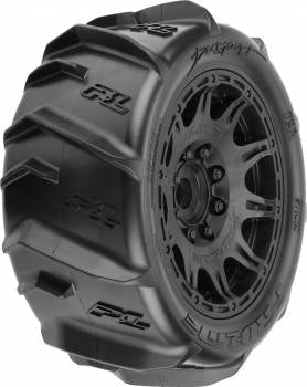 Pro-Line Dumont 5.7” Sand/Snow Paddle Tires: 1/5 Scale Vehicles (24mm Hex)