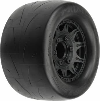 Pro-Line Prime 2.8” Street Tires Mounted on Raid Wheels: Stampede 2/4WD (Black)