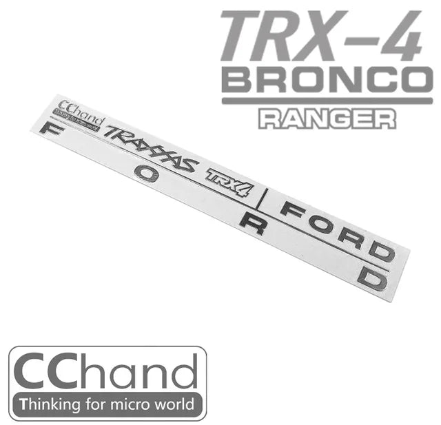 RC4WD Front Metal Emblem: Traxxas TRX-4 ‘79 Bronco Ranger XLT