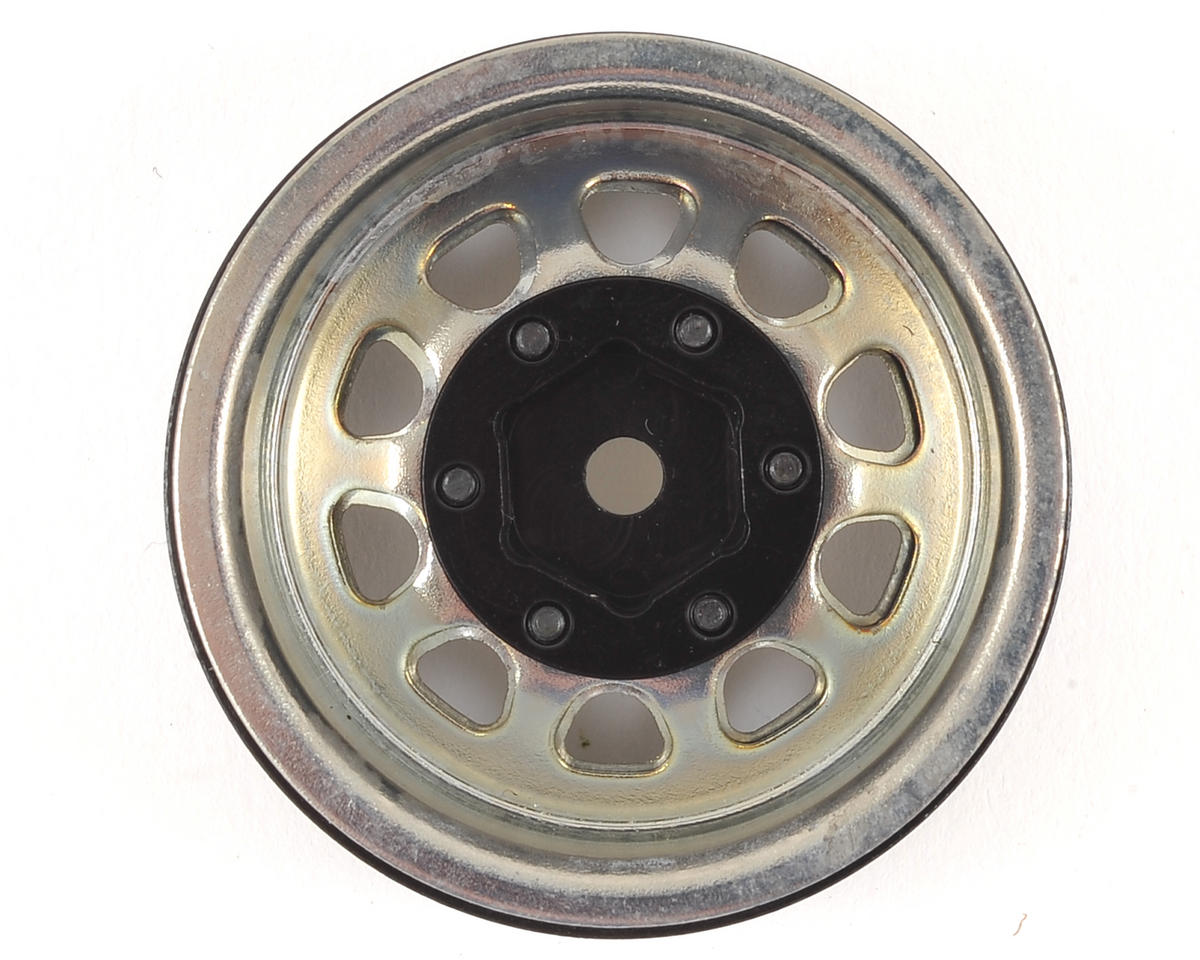 SSD 1.55” Steel D-Hole Beadlock Wheels: Silver