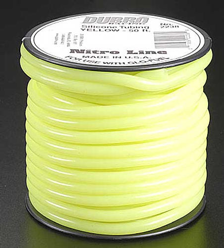 Du-Bro Nitro Line: Per Foot. (Yellow)