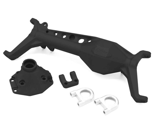 Vanquish Currie F9 Front Portal Axle Set: SCX10iii (Black Anodized)