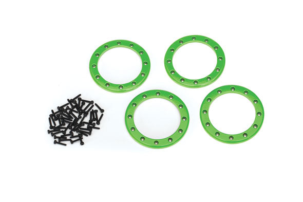 Traxxas 2.2” Aluminum Beadlock Rings: TRX-4 (Green)