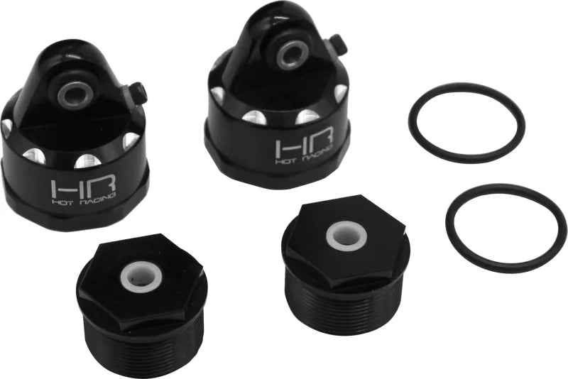 Hot Racing Aluminum Bleeder Shock Caps: Arrma 1/5