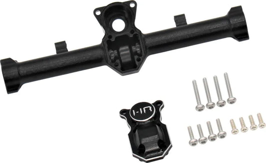 Hot Racing Aluminum Rear Axle Case: SCX24
