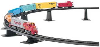 Bachmann HO Scale 14 Piece EZ Track Graduated Pier Set