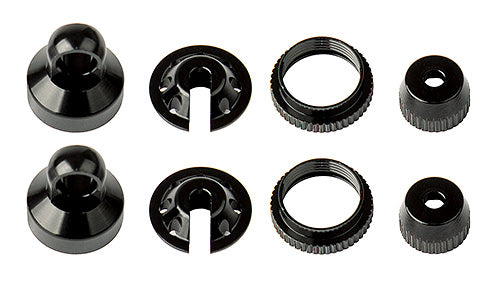 Element RC Aluminum Shock Parts: Black
