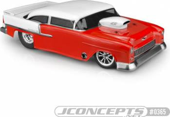 JConcepts 1955 Chevy Bel Air Clear Body: SCT and Street Eliminator
