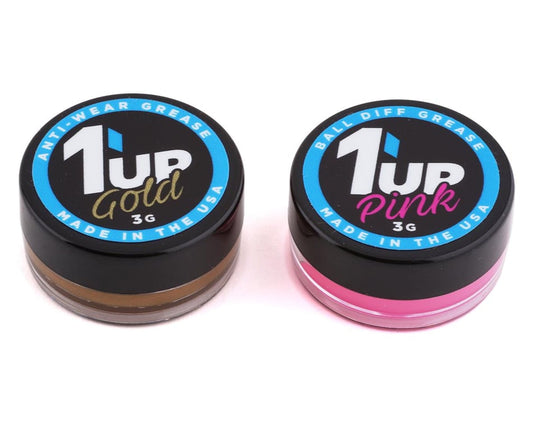 1UP Racing PRO Ball Diff Grease: Pink-Diff/Gold Thrust