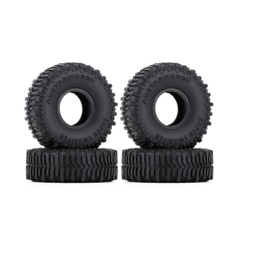 Hobby Details 1.0” Super Swamper Tire Set: TRX-4m (60mm)
