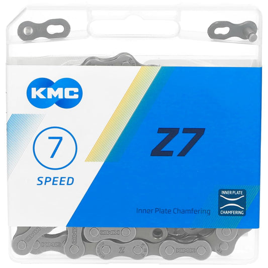 KMC Z7 116L Chain: 7 Speed (Grey/Brown