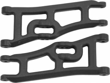 RPM Wide Front A-Arms: Rustler/Stampede 2WD (Black)