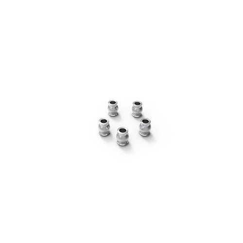 GMade Aluminum Rod End Balls: 5.8x7.3mm (Silver)