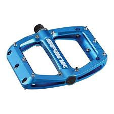 Spank Spoon 100 Alloy Flat Pedals: Blue