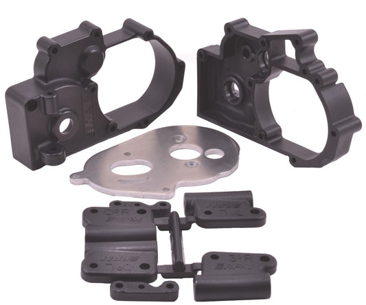 RPM Hybrid Gearbox Housing: Traxxas 2WD (Black)
