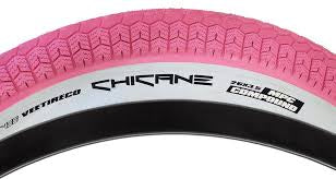 SE Bikes Chicane Tire 26"x3.5" (White/Pink)