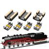 Bachmann RR-03-04 Rollers w/Drive Wheel Cleaners: O-Gauge 2/3 Rail