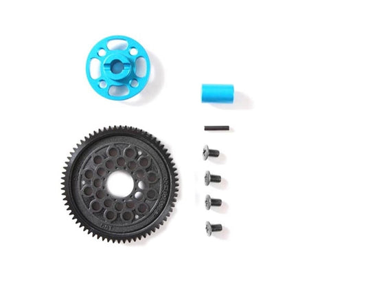 Tamiya High Speed Gear Set w/Aluminum Mount: TT-02 (68T)