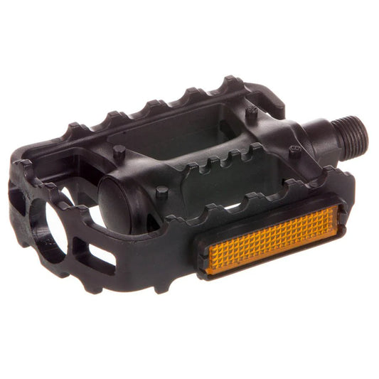 EVO Swivel Resin All-Terrain Pedals: 1/2” (Black)