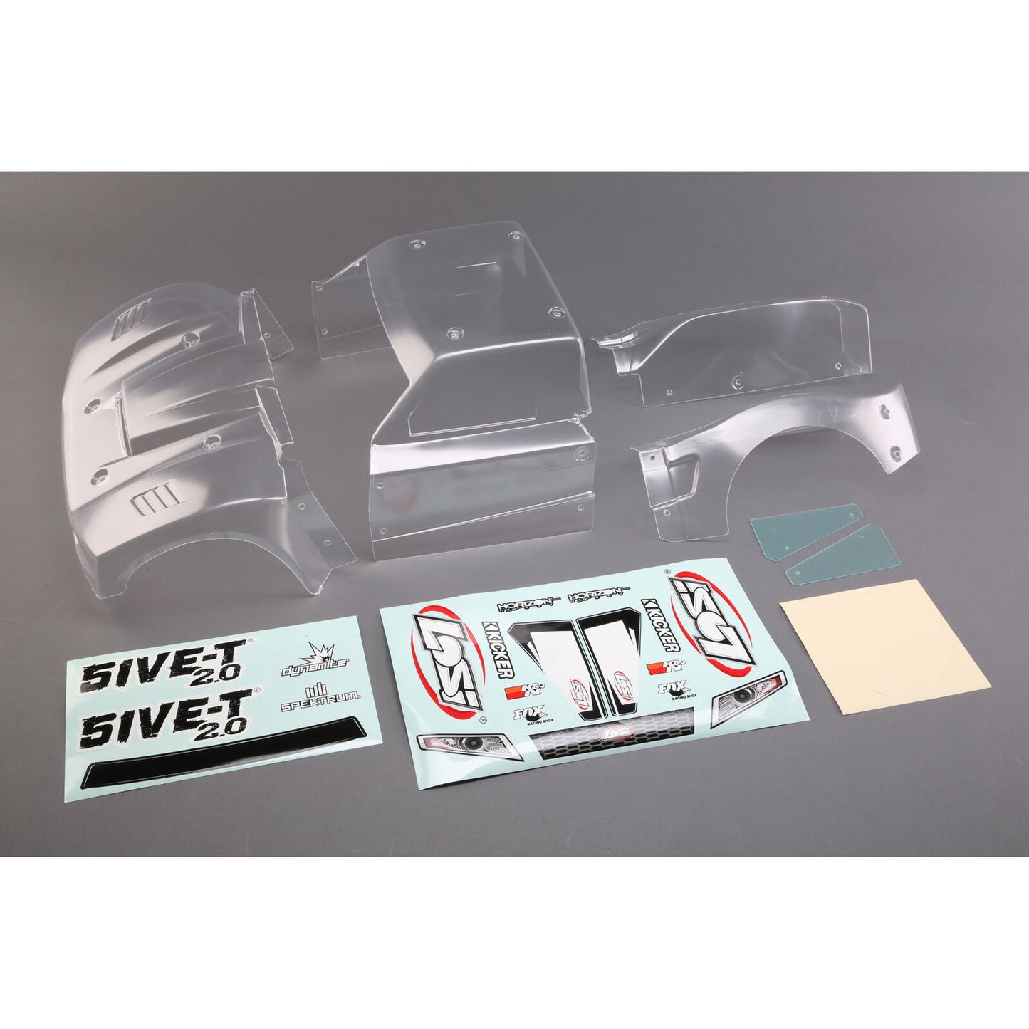 Losi Complete Body Set Clr 5ive-T 2.0