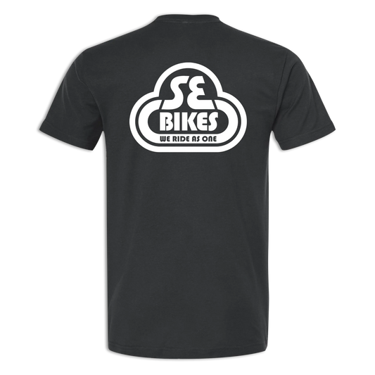 SE Bikes Colored Logo Shirt Coal (Large)