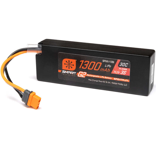 Spektrum Smart G2 1300mah 3S 11.1V 30C Lipo: IC2