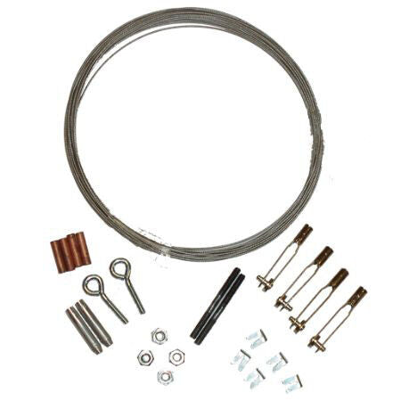 Sullivan pull-pull cable kit 2-56 size w/ steel cable