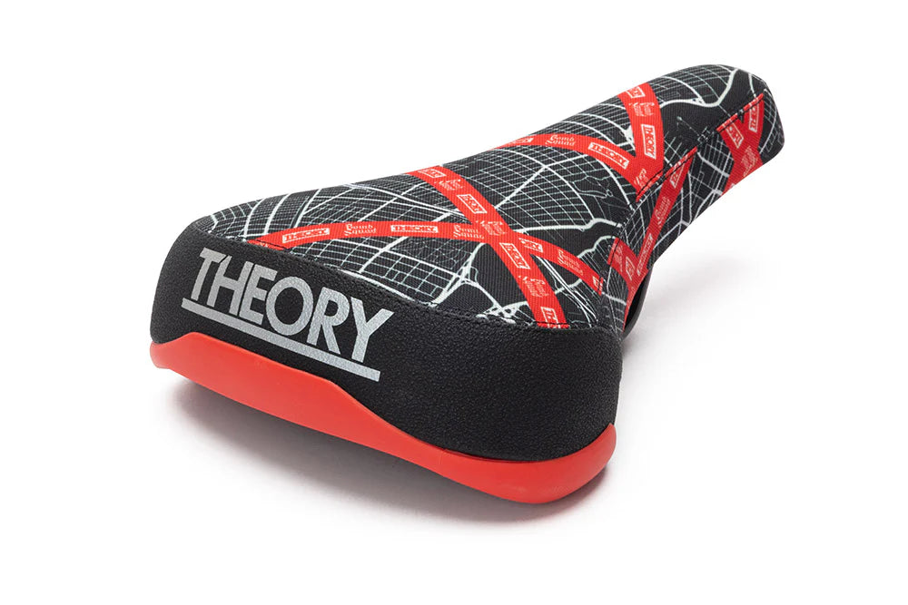 THEORY X BOMBSQUAD RAILED SEAT (Black/Red)