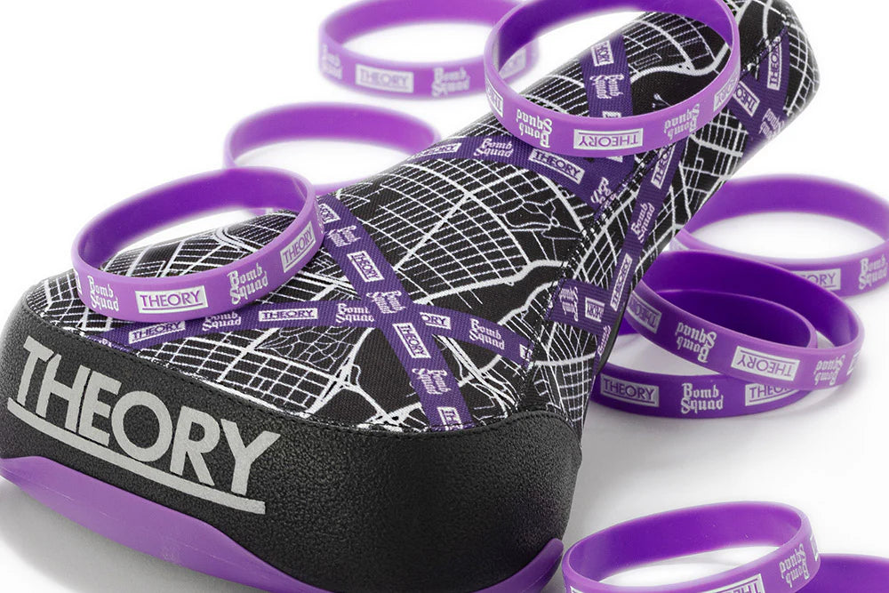 THEORY X BOMBSQUAD RAILED SEAT (Black/Purple)