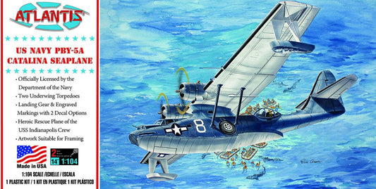 Atlantis 1/104 PBY-5A US Navy Catalina Seaplane: US Navy Model Kit