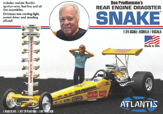 Atlantis Models 1/24 Don Prudhomme Snake Rear Engine Dragster