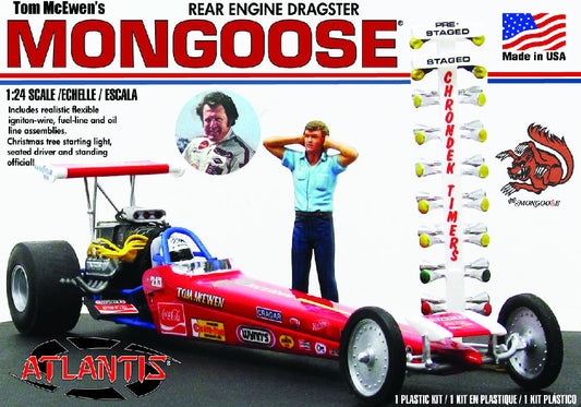 Atlantis Models 1/24 Tom McEwen Rear Engine Dragster - Mongoose