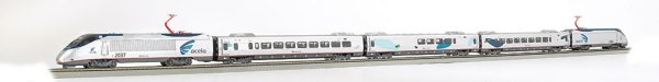 Bachmann HO Spectrum Acela AMTRAK Train Set w/DCC