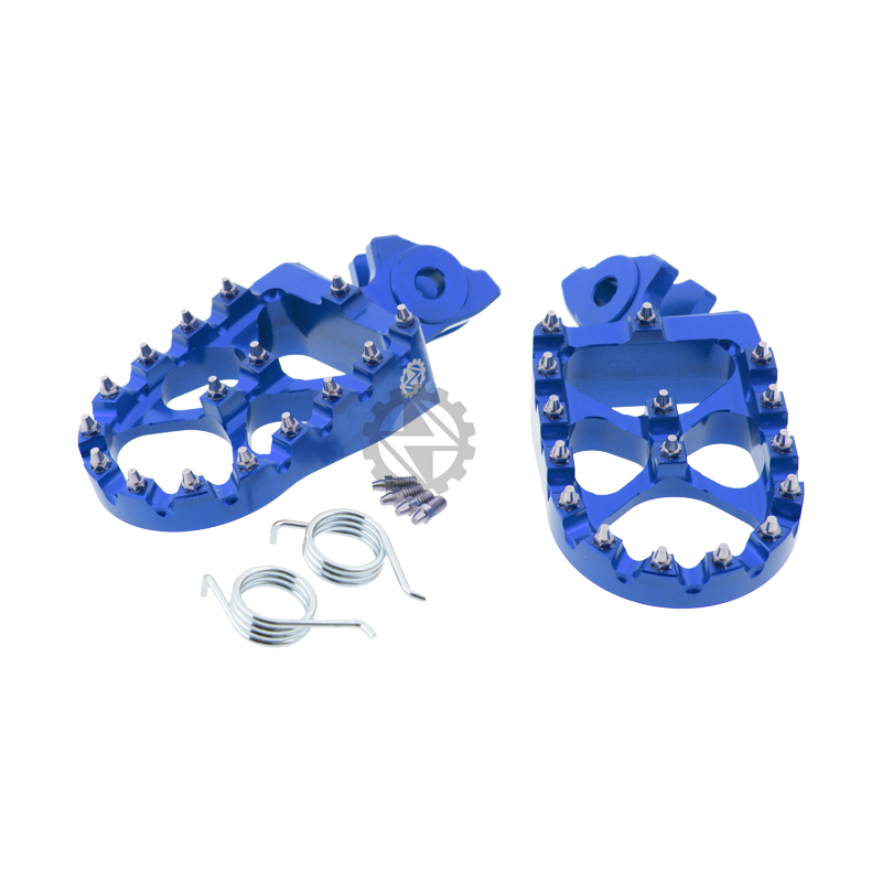 Aluminium Foot Pegs Extra wide Blue Talaria / Sur-Ron