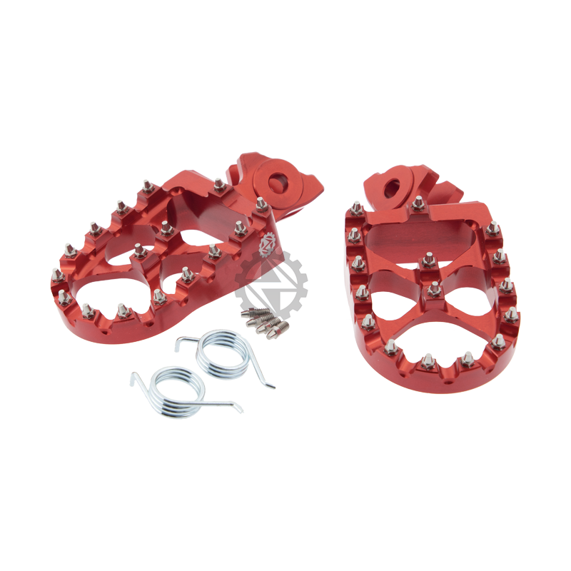 Aluminium Foot Pegs Extra wide Red Talaria / Sur-Ron