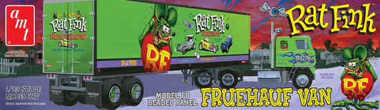 AMT 1/25 RAT FINK Fruehauf Beaded Van Trailer Hauler Model Kit