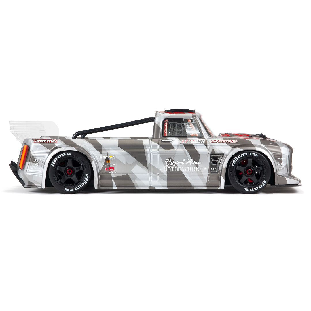 Arrma Infraction 6S BLX 1/7 Street Bash RTR RestoMod (Silver)
