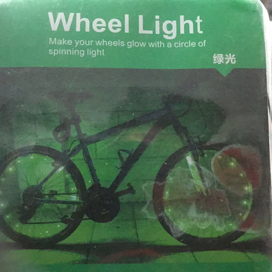 Economy LED Bike Wheel Lights (Green)