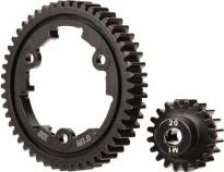 Traxxas HD Steel Wide Face Spur w/ 20T Pinion 5mm Shaft: Mod1 (50T)
