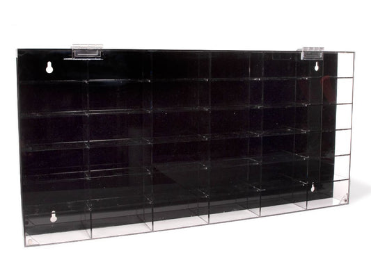 Auto World 1/64 Acrylic Display Case w/Door (Holds 36 Cars)
