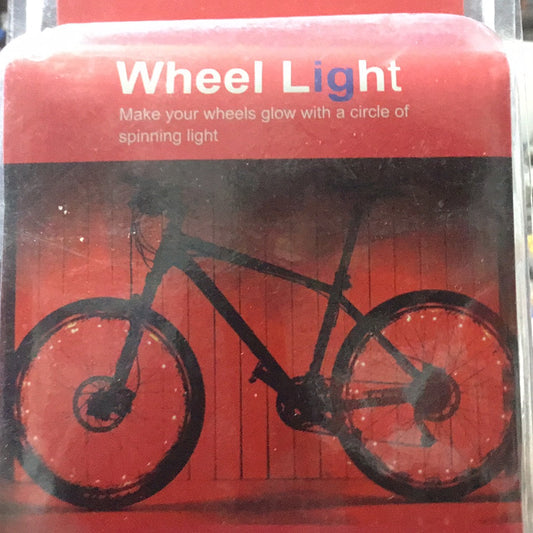 Economy LED Bike Wheel Lights (Light Red)