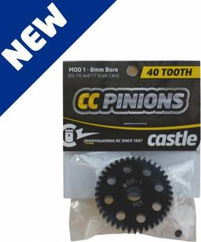 Castle Creations Pinion: 40T (Mod1) 8mm Bore