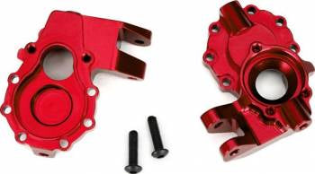 Traxxas Front Inner Portal Housings 6061-T6: TRX-4 (Red)
